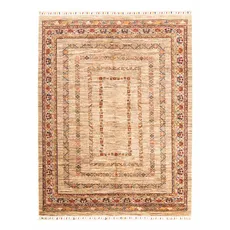 morgenland Orientteppich »Bidjar - Indus - 303 x 245 cm - beige«, rechteckig, Wohnzimmer, Handgeknüpft, Einzelstück mit Zertifikat, beige