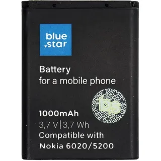 AKKU passend für Nokia 6020/5200/5300/3220/5140 1000m/Ah Li-Ion (BS) PREMIUM LINE