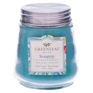 Duftkerze Seaspray, kleine Glasdose - Grün