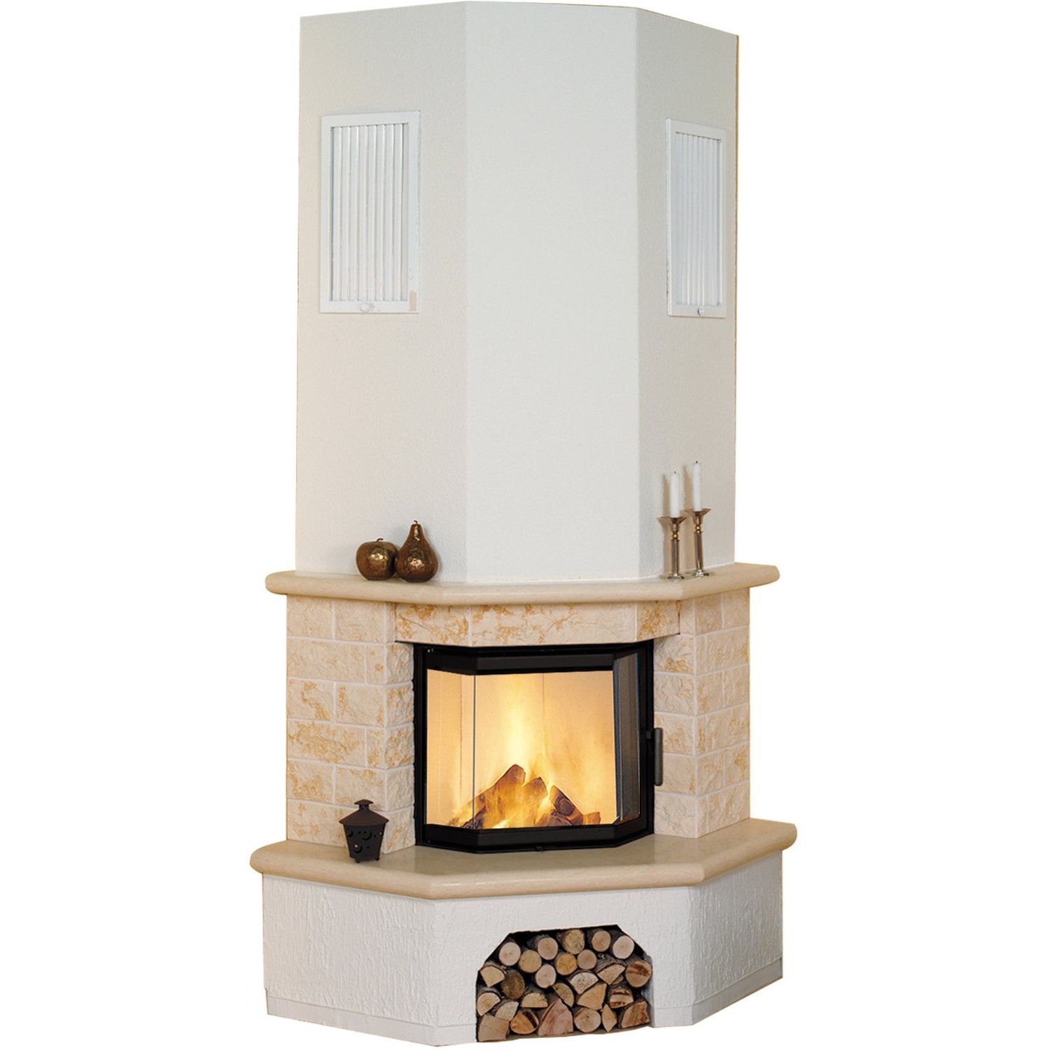 Bild von Kaminbausatz Vermont Radiante 800/45 K classico-beige