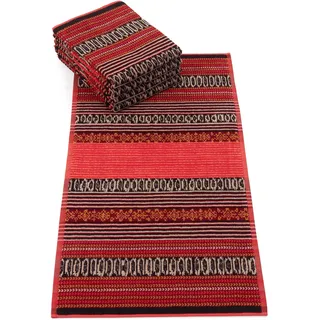 Bassetti Handtuch Roccaraso R1 aus Baumwolle in der Farbe Rot, Maße: 50cm x 100cm, 9324171, 50X100