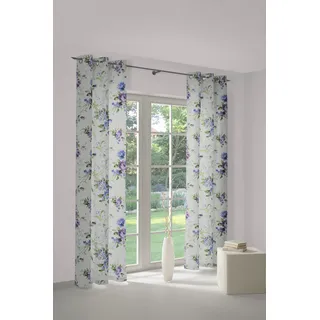 Wirth Vorhang »Montrose« Ösen 1 Stk. tlg. Wirth rot/gelb cm