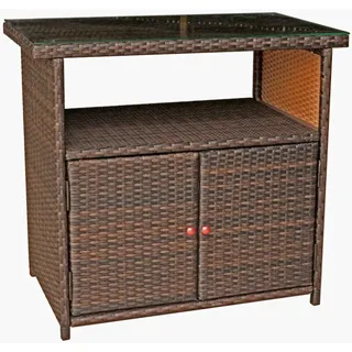 Garden Pleasure Sideboard 90 x 84 x 50 cm Braun
