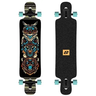 Centrano Unisex – Erwachsene Hydroponic Longboard, Mehrfarbig, 39.25"
