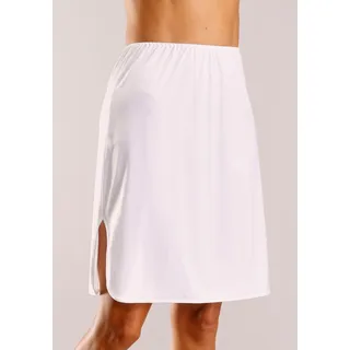 Unterrock NUANCE, Damen, Gr. 32/34, weiß, Obermaterial: 90% Polyamid, 10% Elasthan, Basic, Röcke Unterrock, aus fließendem Material für eine mittlere Länge, Basic Dessous