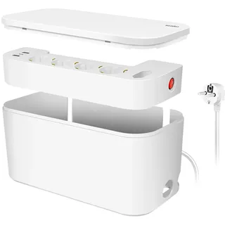 Logilink Kabelbox 5-tlg. weiß