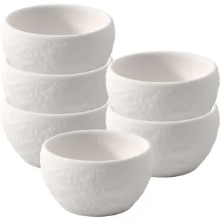 Villeroy & Boch Eierbecher Manufacture Rock Blanc Weiß 6 St.