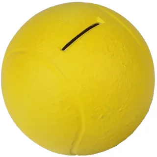 HMF 48910 Spardose Tennisball mit Schlüssel | Durchmesser 10 cm | Gelb