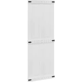 vidaXL Scheunentür Corona 80 x 210 cm Massives Kiefernholz
