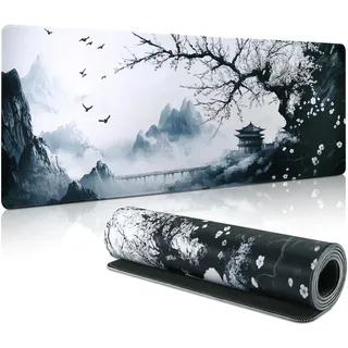 Yimomoyi XXL Gaming Mauspad - 1200 x 400mm Mousepad - Schunterlage Large Size - verbessert Präzision und Geschwindigkeit, Hochwertiger Gummi Mouse Pad (C120)