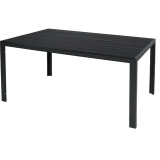 Alu Nonwood Gartentisch Esstisch Outdoortisch anthrazit 180x90cm