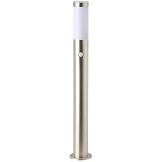 Brilliant Außenleuchte Edelstahl max. 40 W inkl. Bewegungsmelder Silber