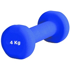 G5 HT SPORT Kurzhanteln oder Hanteln aus Neopren für Fitnessstudio und Home Gym rutschfest von 0,5 bis 6 kg Paar oder einzeln (1 x 4 kg)