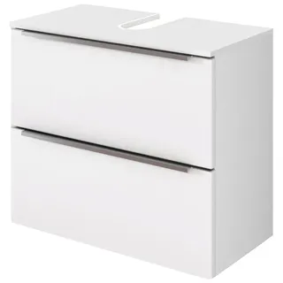 WELLTIME Waschbeckenunterschrank »Matera«, Breite 60 cm, mit matten MDF-Fronten und Softclose-Funktion, weiß