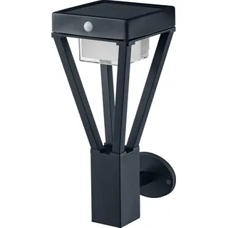 LEDVANCE Außenleuchte Aluminium 36,5 cm inkl. Bewegungsmelder schwarz/silber