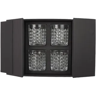 HOME DECO FACTORY - Ka4600 – Whiskyglas X4 in Box Kunst des Tisches Getränk Apero Wein Spirituosen Alkohol Likör