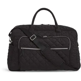 Vera Bradley Damen Performance Twill Grand Weekender Travel Bag Reisetasche, Schwarz