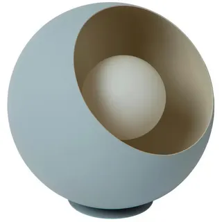 Lucide Tischleuchte , Blau , Metall , Metalloptik , Kugel , 20x20x20 cm , RoHS, Reach, Europäischer Sicherheitsstandard , Schnurschalter, mit Schalter , Lampen & Leuchten, Innenbeleuchtung, Tischlampen, Tischlampen