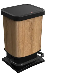 Abfalleimer 20 L Paso Holz Rotho