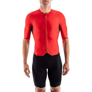 CASTELLI Herren Sanremo 4.1 Speed Suit Shorts, Schwarz/Rot, S