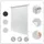 Verdunkelungsrollo Thermo-Rollo Klemmfix 100 x 150 cm grau