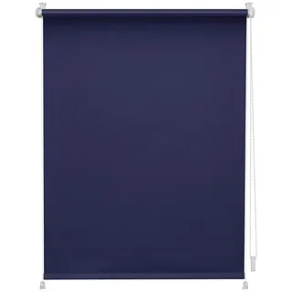 Thermo-Rollo / Verdunkelungsrollo Klemmfix 90 x 220 cm blau