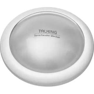 TFA Dostmann 60.2565.54 Funk Wecker Silber Alarmzeiten 1