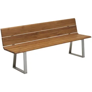 Niehoff Gartenbank 200 x 56 x 89 cm Braun