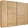 Drehtürenschrank Kronach 268 x 210 x 59 cm Braun