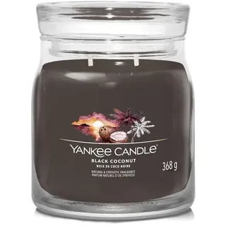 Yankee Candle Black Coconut mittelgroße Kerze 368g