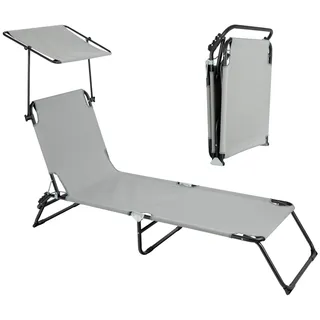 Stagecaptain CS-190 Sonnenliege mit Dach klappbar