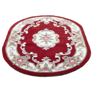 THEKO Teppich »Ming« oval 14 mm Höhe hochwertiges Acrylgarn, ideal im Wohnzimmer & Schlafzimmer THEKO B : 190 cm 1 Stk.