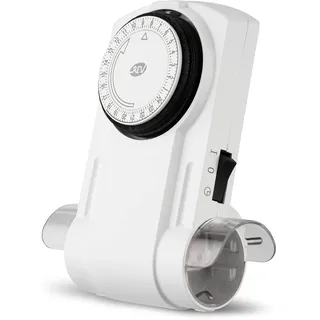 REV Ritter REV Zeitschaltuhr mechanisch Twintime weiß