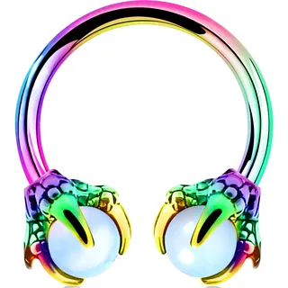 OUFER Helix Ohrring Hufeisen Ohrringe 18G Helix Piercing 316L Chirurgenstahl Piercing Schmuck, Legierter Stahl