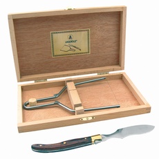 LAGUIOLE - Foie Gras Set mit Leier und Messer in Geschenkbox