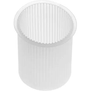 GLOREX 6 9732 094 - Kerzengießform aus Silikon, Motiv: Rillen-Zylinder, ca. 7 x 10,5 cm, stabile Silikongießform, zum Ausgießen, wiederverwendbar