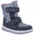 Kinderschuhe Mädchen Winterstiefel Stiefel Grau Freizeit Schuhgröße 30 EU
