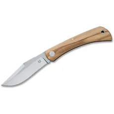 Fox Knives Unisex – Erwachsene Libar Olive Messer, Braun, 15,5 cm