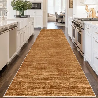 Läufer Teppich Flur 120 x 200 cm Küchenteppich Waschbar Rutschfest Bettvorleger Teppichläufe Küchenläufer Teppich Küche für Durch das Waschbecken Schlafzimmer Wohnzimmer Esszimmer Eingangsbereich