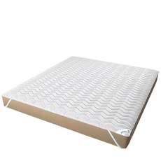 Bild von Matratzenauflage »Denver Matratzenauflage mit praktischen Eckgummis, verschiedene Größen«, sorgt für einen erholsamen Schlaf und für anspruchsvolle Hygiene!, weiß