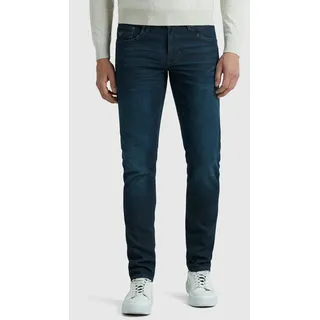 Slim-fit-Jeans PME LEGEND "Tailwheel PTR140", Herren, Gr. 34, Länge 36, blau (schwarz denim shade), Denim/Jeans, Obermaterial: 76% Baumwolle, 21% Polyester, 3% Elasthan, slim fit lang, Jeans Slim-fit-Jeans