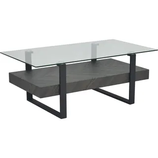 Hela KONRAD Schwarz Glas 110 x 43 x 60 cm