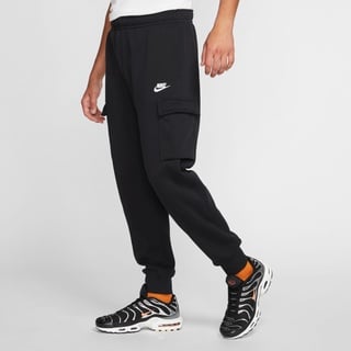 Nike Herren M Nsw Club Cargo Bb Sweatpants, Black/Black/(White), L