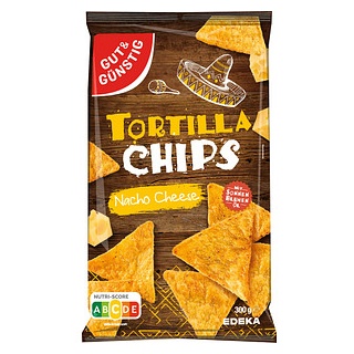 Gut&Günstig Tortilla Cheese Chips 300,0 g