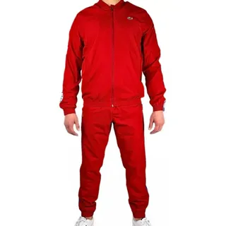 Lacoste Sport Komplettes Trainingsset für Herren: Hose + Jacke, rot, XS - Rot