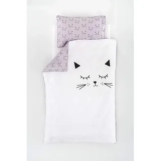 Träumeland Bettwäsche Schmusekatze 100/135 + 40/60, mehrfarbig