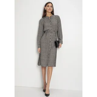 hechter paris Midikleid, mit eleganten Print - NEUE KOLLEKTION HECHTER PARIS schwarz