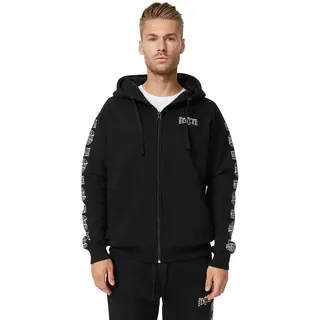 Benlee Kempton Reißverschlusspullover - Black / White - S