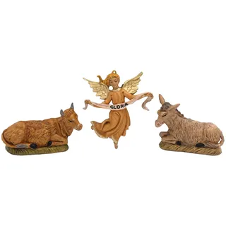 Ochse Esel Engel 10CM Harz Euro-Dm Figuren Krippe