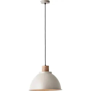 Brilliant Erena 1-flg. 38 cm rund taupe Holz, Metall